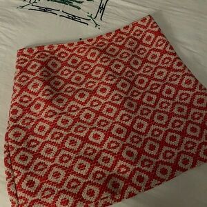 Textured A-Line skirt